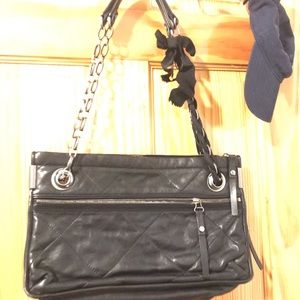 Lanvin Amelia lambskin leather bag.
